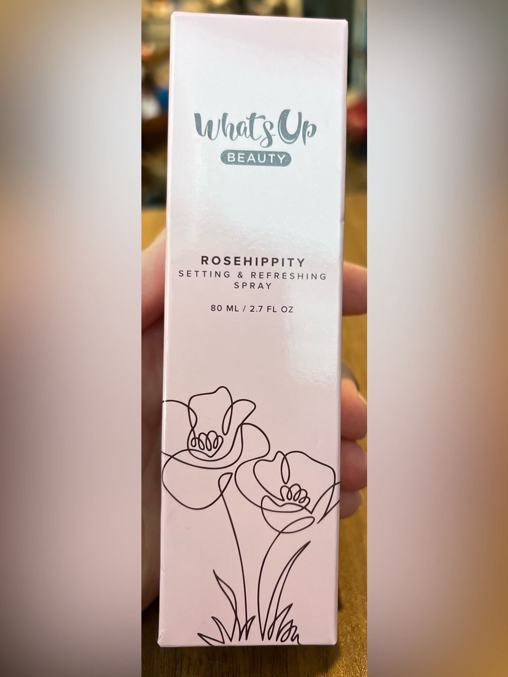 WHATS UP BEAUTY ROSEHIPPITY SETTING & REFRESHING SPRAY 80ML/2.7 FL OZ - NEW
